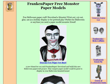 Tablet Screenshot of frankenpaper.com
